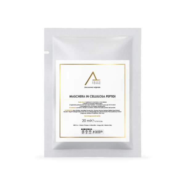Maschera in cellulosa peptidi