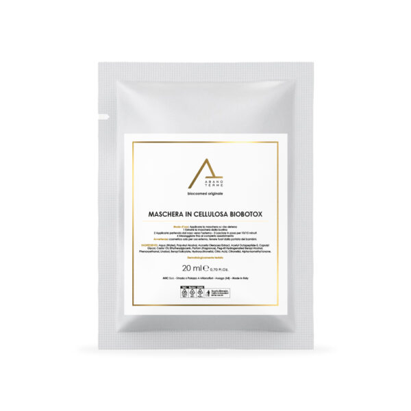 Maschera in cellulosa biobotox